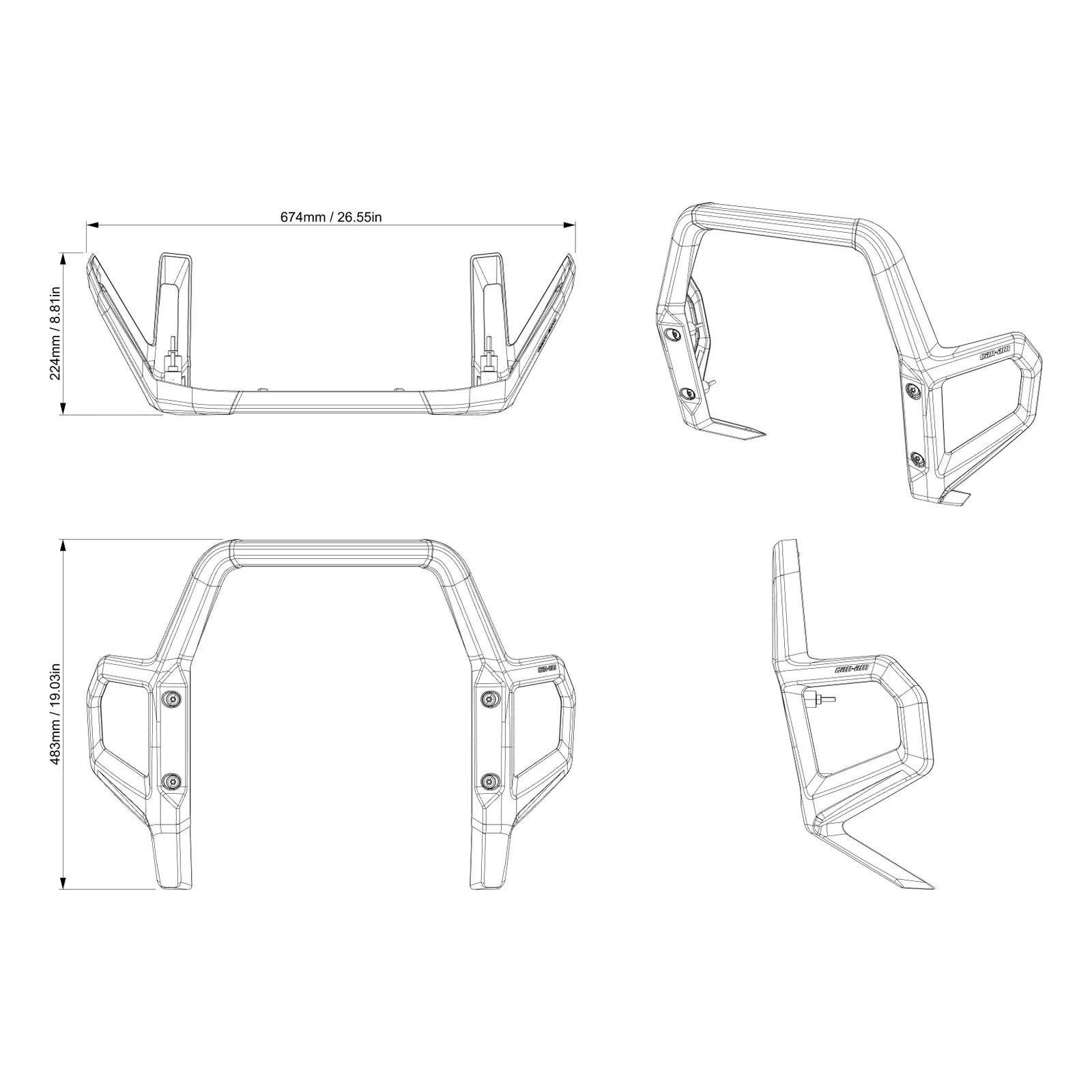 Can-Am Adventure Front Bumper | Canyon - Image 4