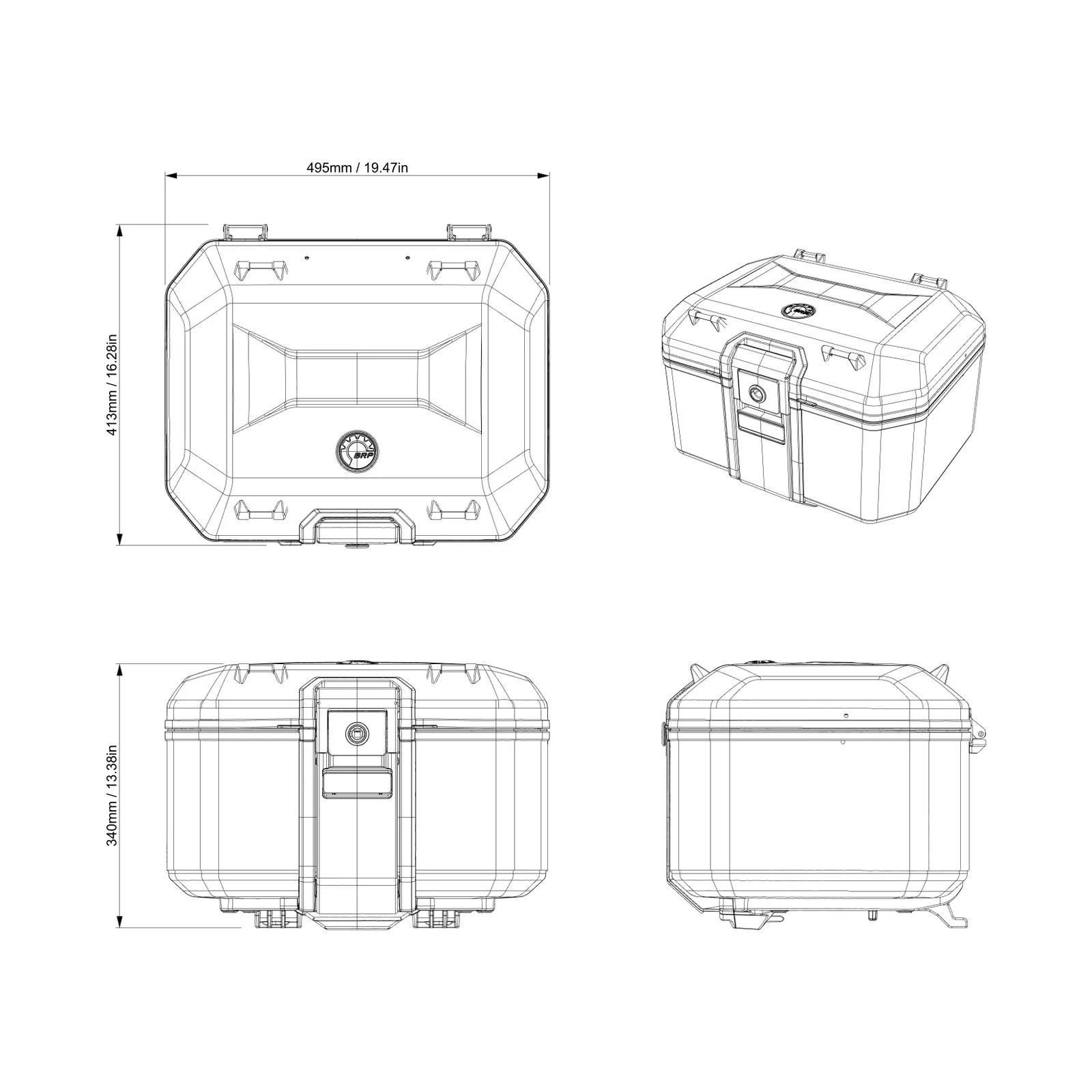 Can-Am Aluminum Top Case | Canyon - Image 5