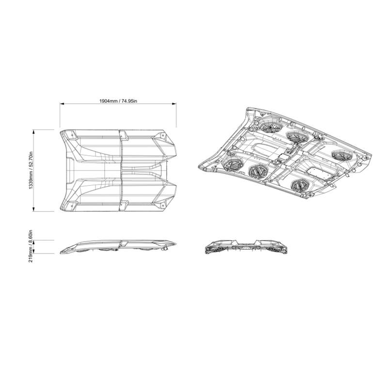 Can-Am JL Audio Roof - Level 4 ｜ Maverick R, Maverick R MAX - Image 4