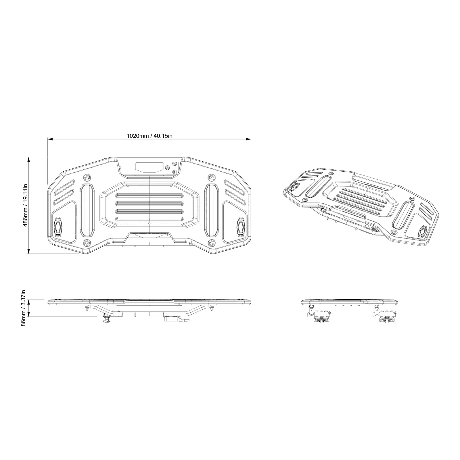 Can-Am LinQ 36'' Adventure Plate | Canyon - Image 4