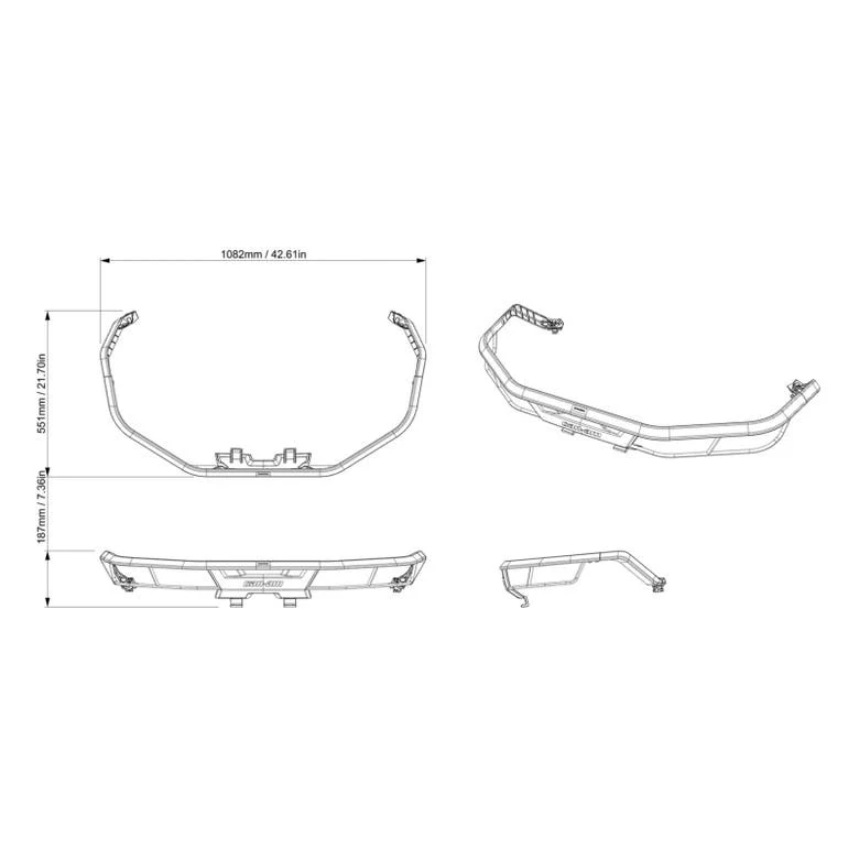 Can-Am LinQ Front Rack Extension ｜ G3 (Except XMR) - Image 3