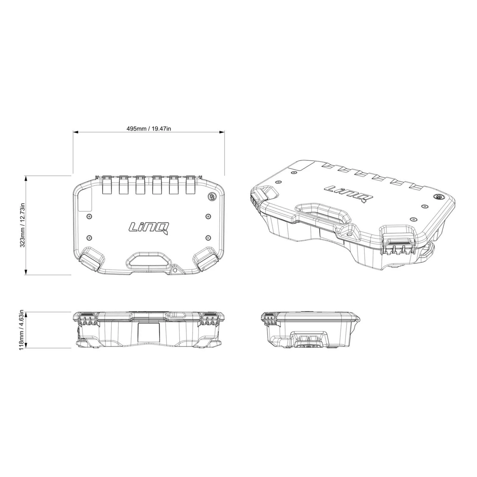 Can-Am LinQ Modular Cargo Box (10L) | Canyon - Image 5