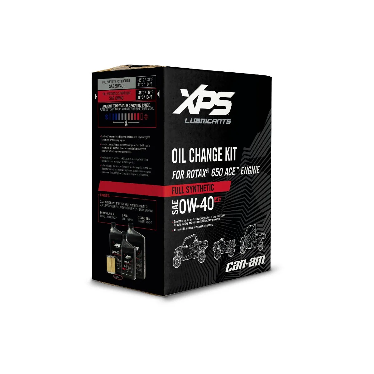 Can-Am Off Road XPS 4 Stroke Synthetic Engine Oil Change Kit | 650cc - Image 3