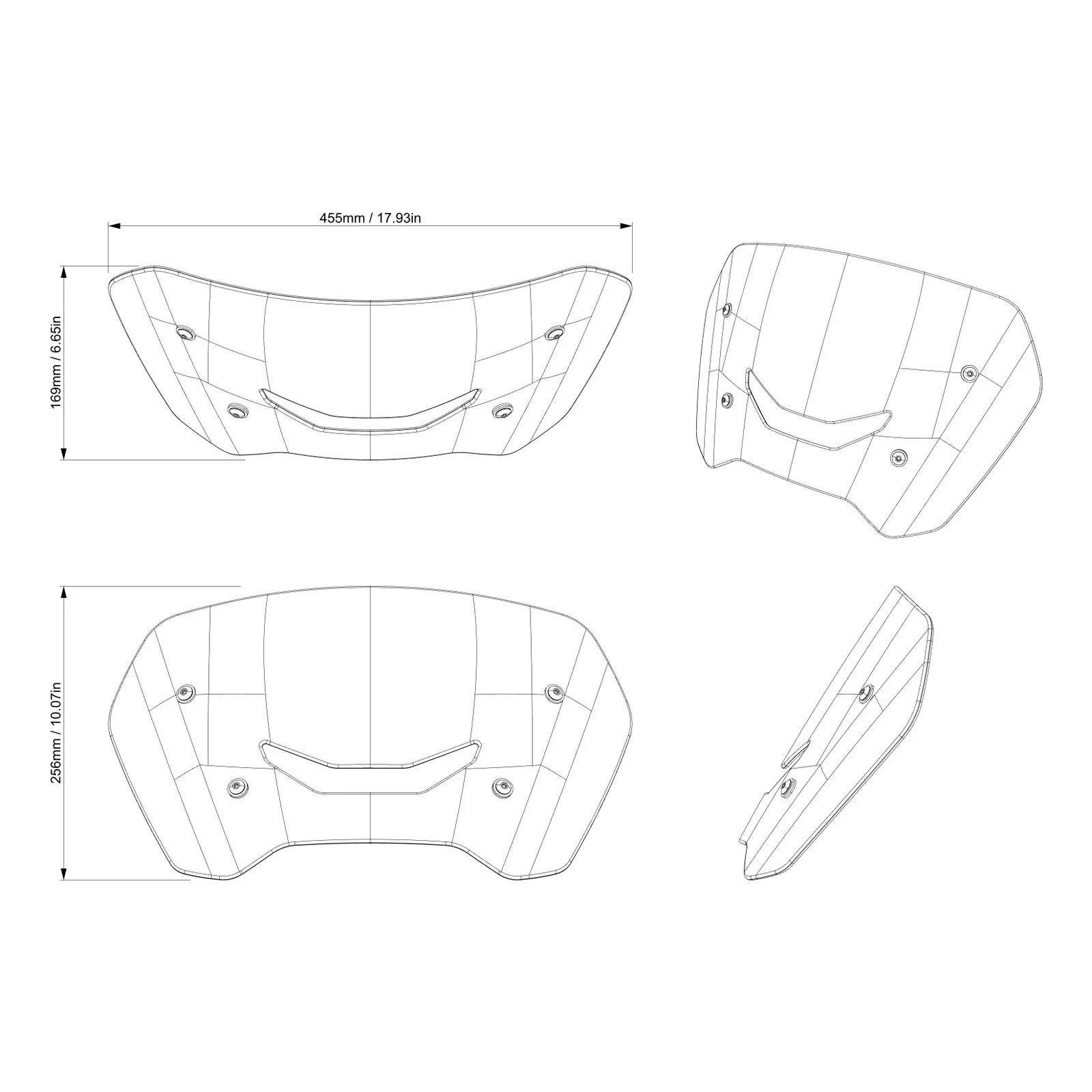 Can-Am Sport Windshield | Canyon - Image 4