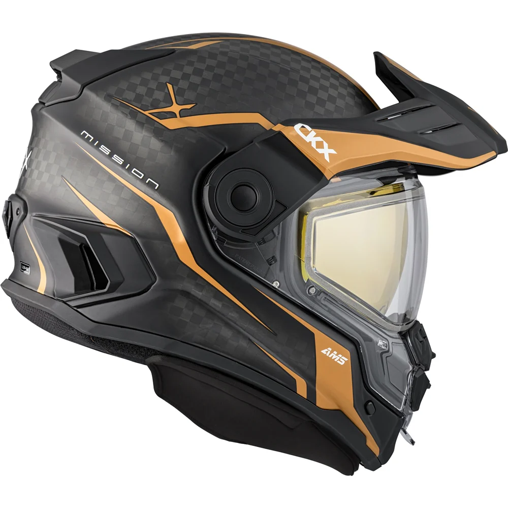 CKX Mission Fury Electric Lens Snow Helmet