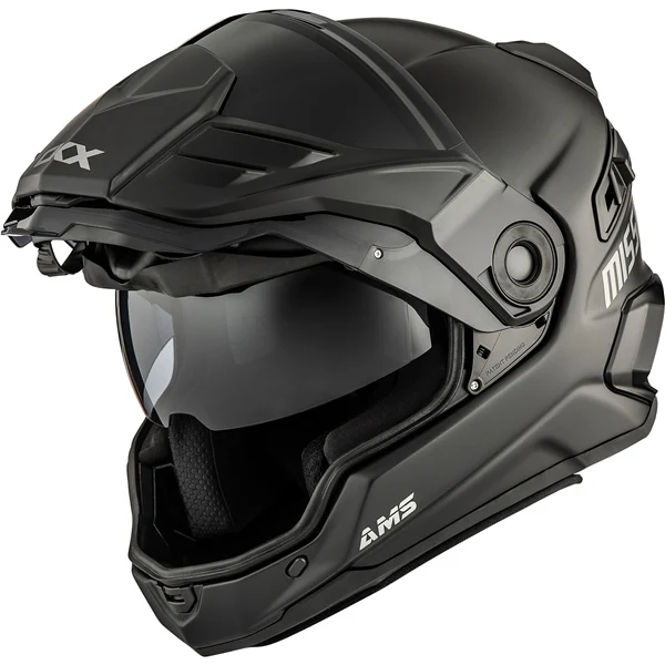 CKX Mission Smoked Double Shield Solid Helmet - Image 4
