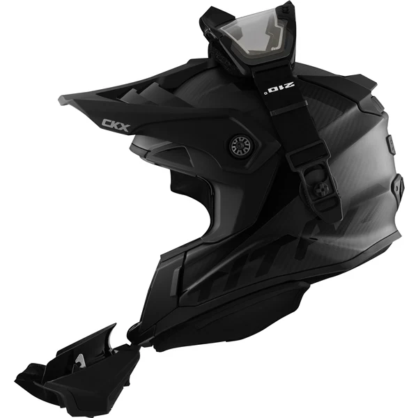 CKX Titan Carbon Electric Snow Helmet - Image 4
