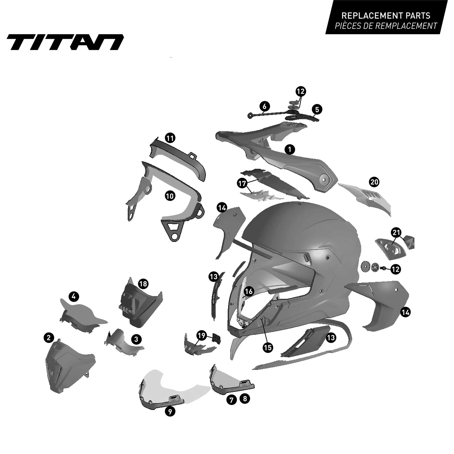 CKX Titan Replacement Parts