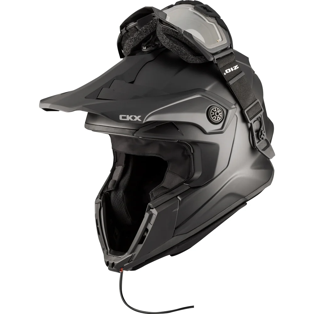 CKX Titan Solid 210° Electric Goggles Helmet - Image 12