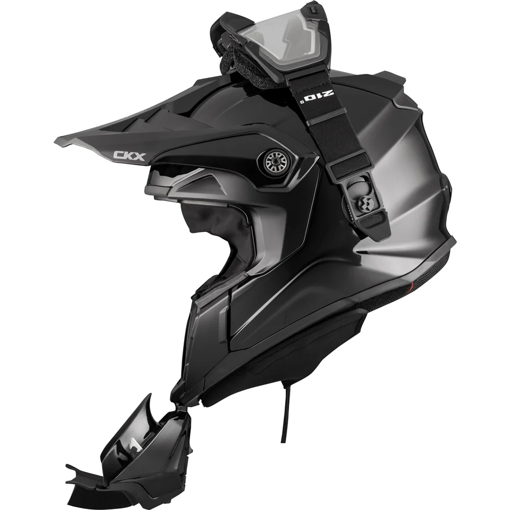 CKX Titan Solid 210° Electric Goggles Helmet - Image 4