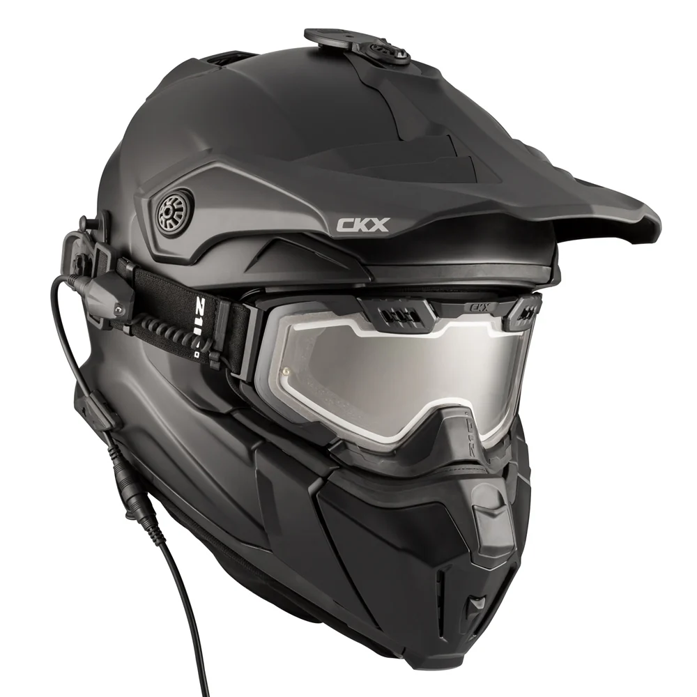 CKX Titan Solid 210° Electric Goggles Helmet - Image 9