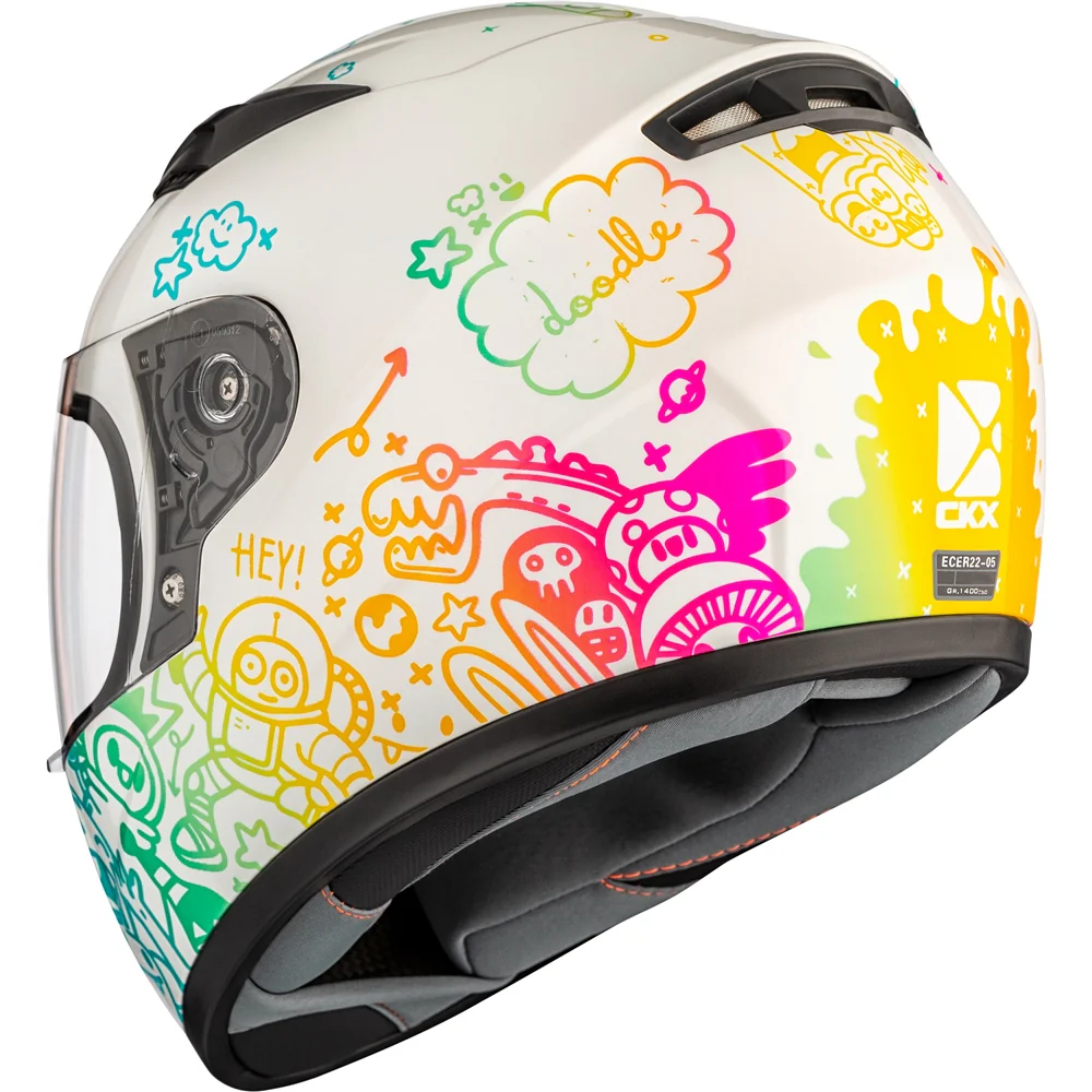 CKX Youth RR519 Doodle Helmet - Image 11