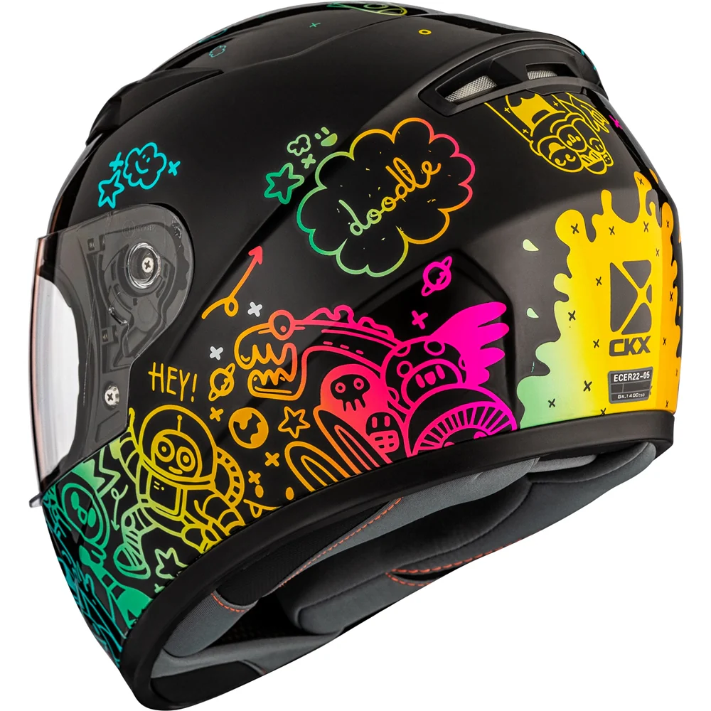 CKX Youth RR519 Doodle Helmet - Image 3