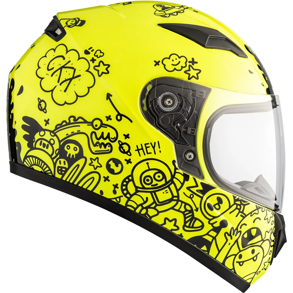 CKX Youth RR519 Doodle Helmet - Image 5