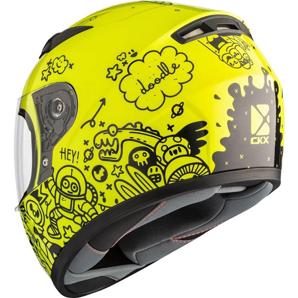 CKX Youth RR519 Doodle Helmet - Image 7