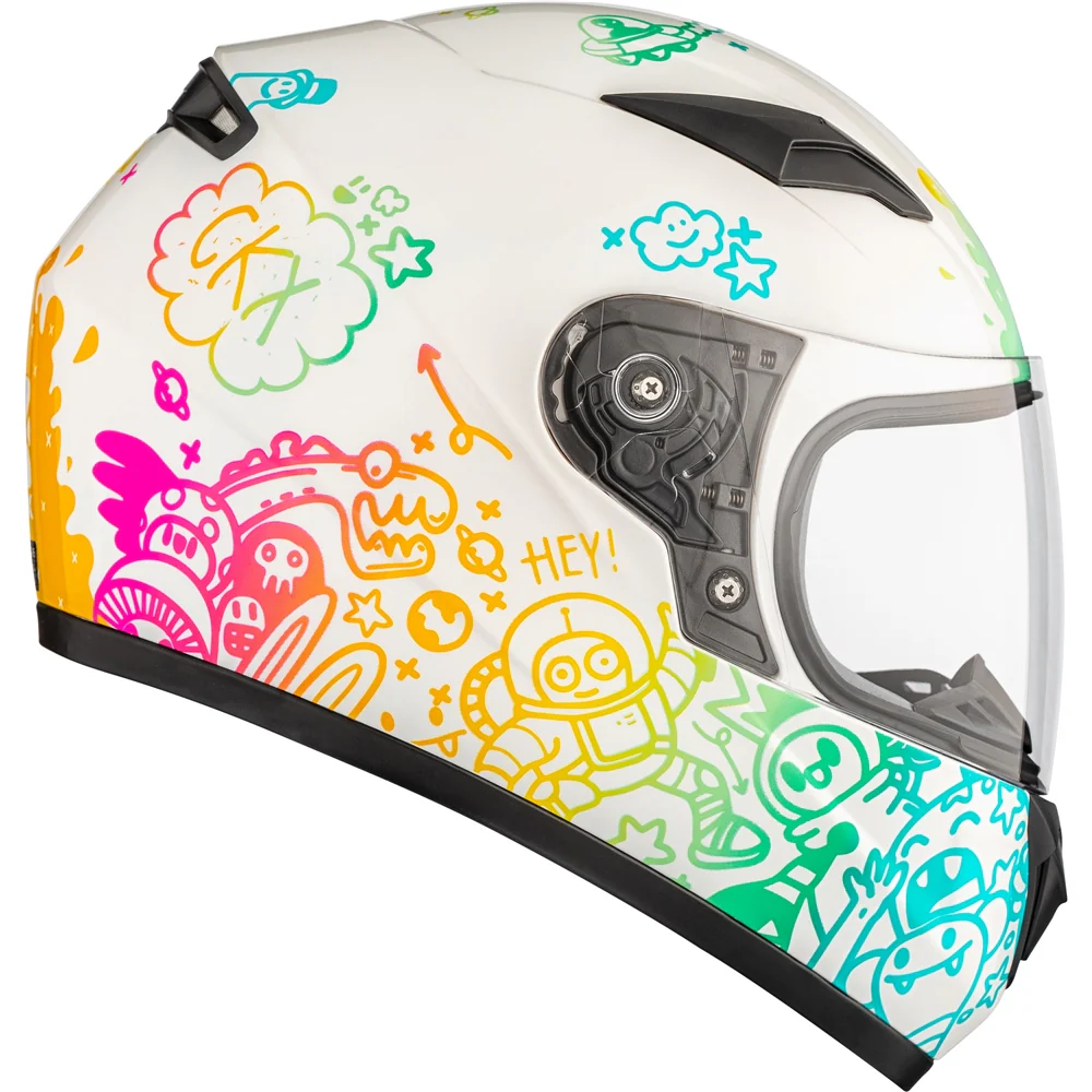 CKX Youth RR519 Doodle Helmet - Image 9