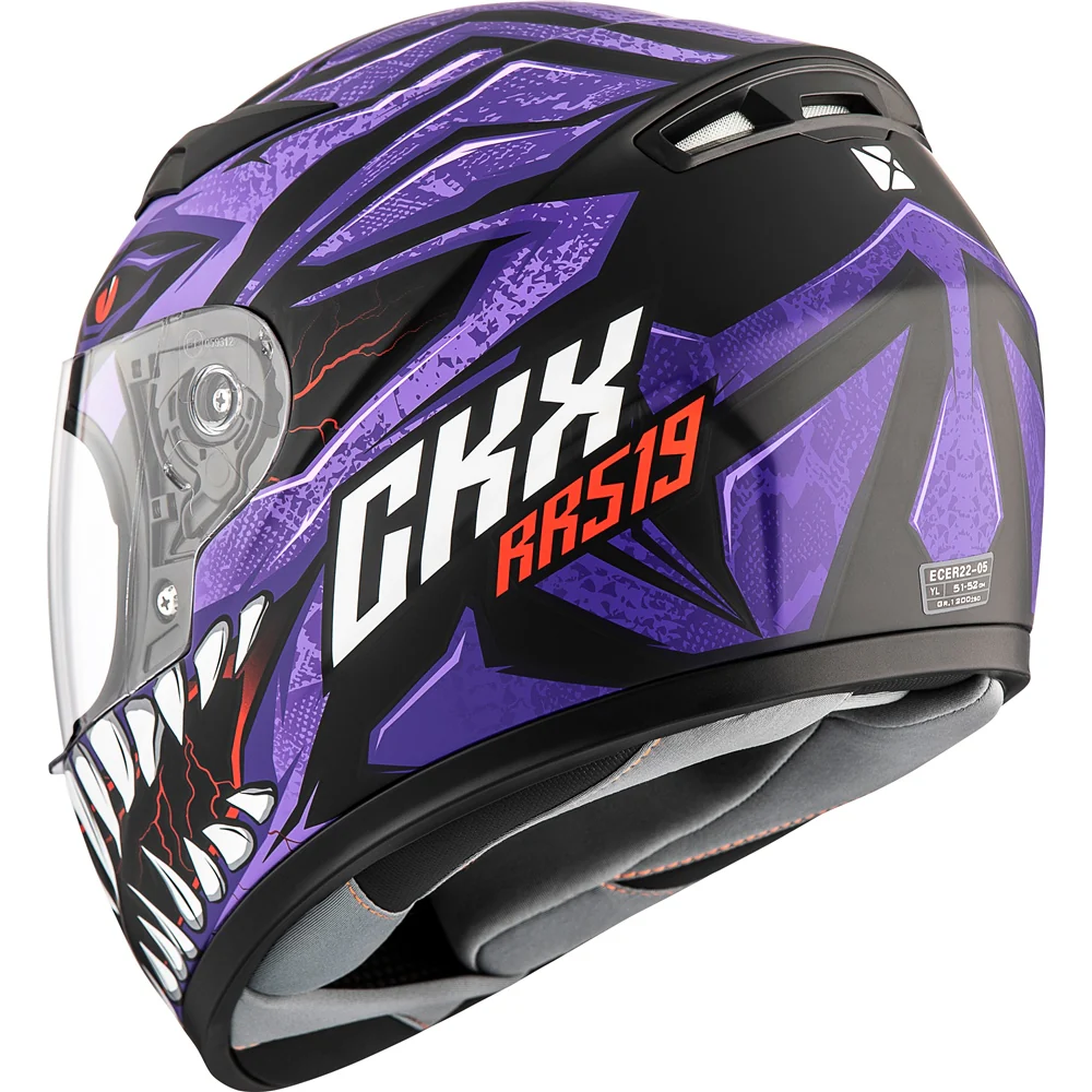CKX Youth RR519Y Predator Helmet - Image 7