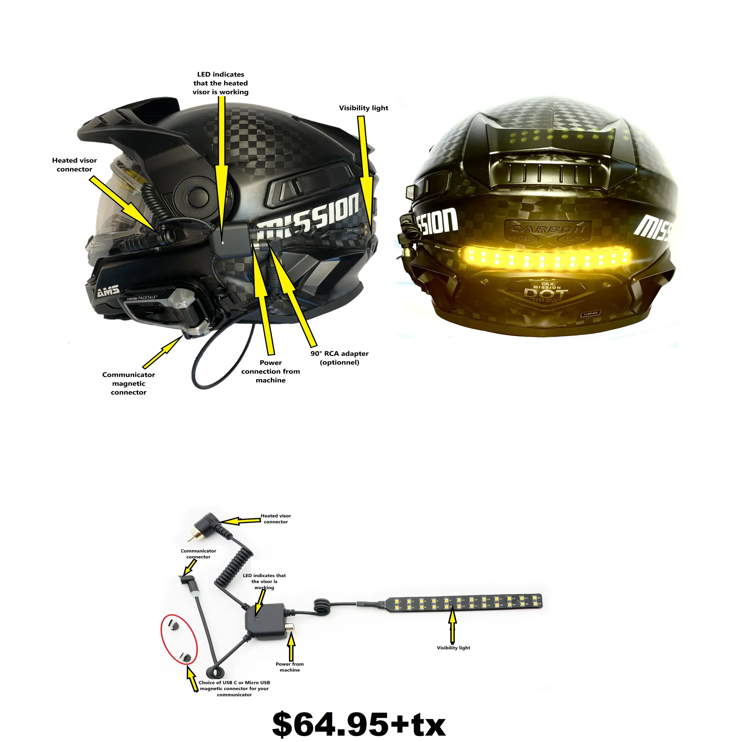 Connexion AO Visibility Light and Communication System Charger