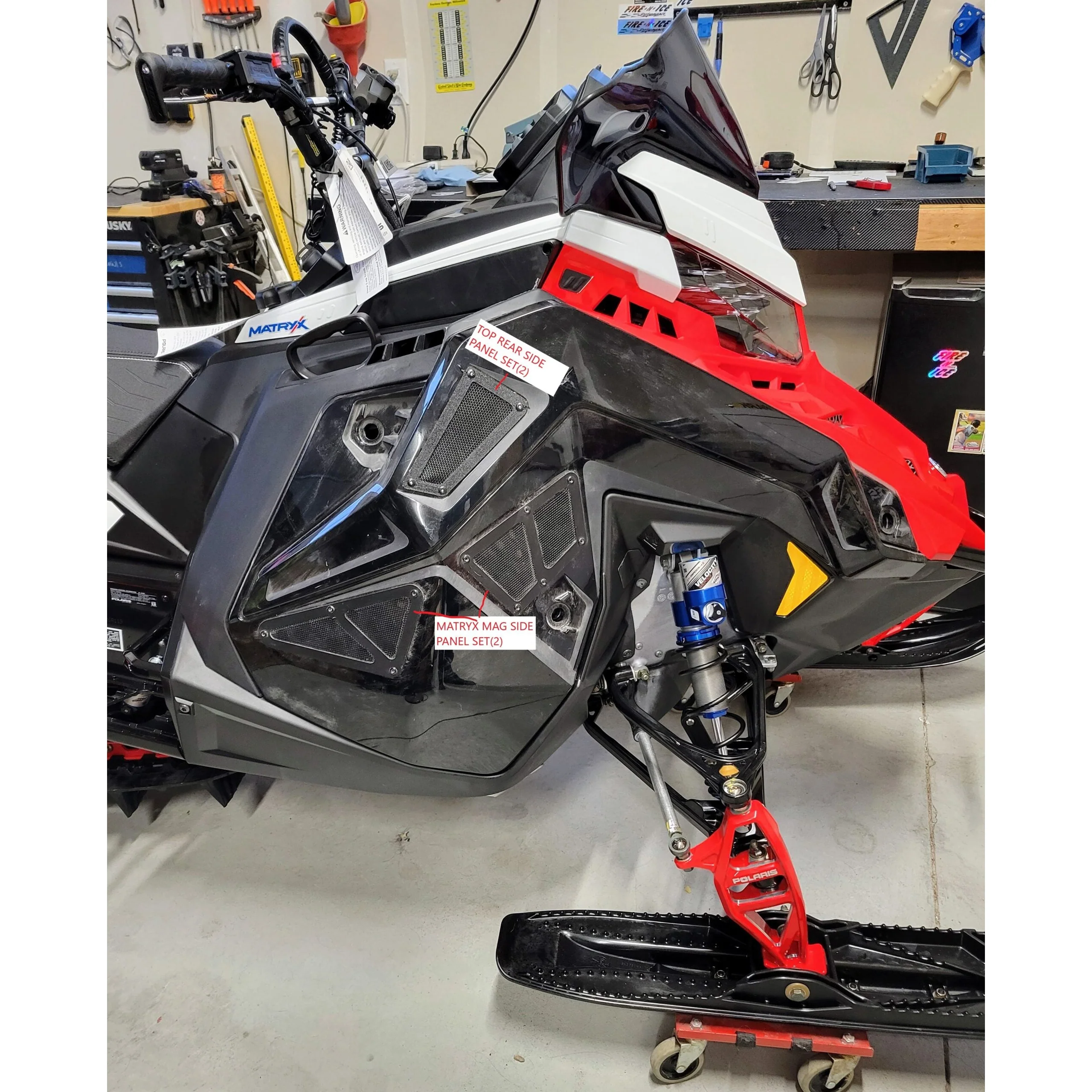 Fire N Ice Side Panel Vent Sets | Polaris Matryx