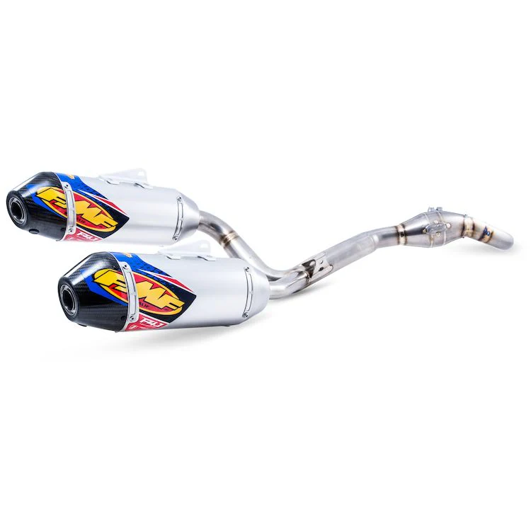 FMF Racing Factory 4.1 RCT Titanium With Carbon End-Cap Full System MX Exhaust