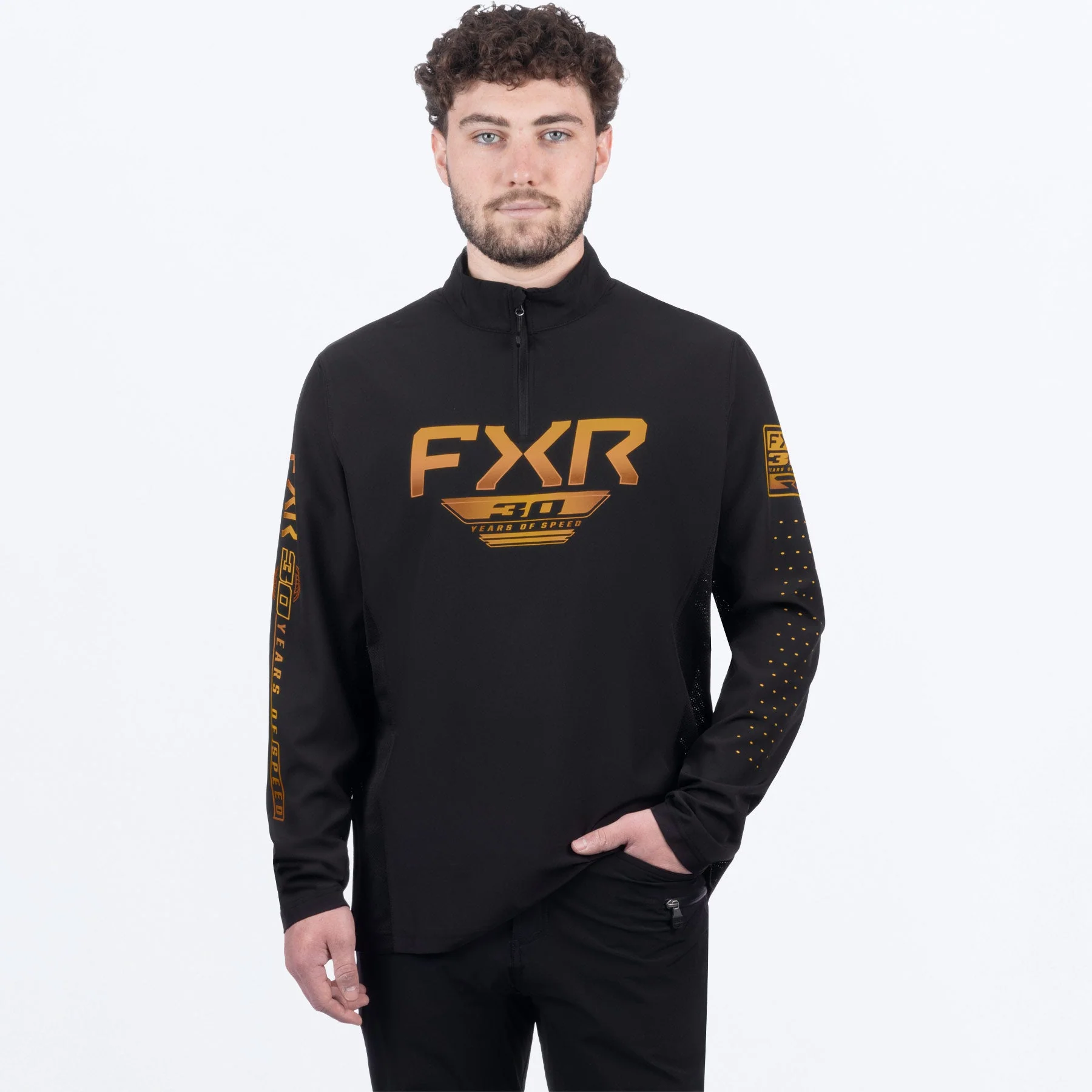 FXR 30 Years of Speed UPF 1/4 Zip Longsleeve Shirt