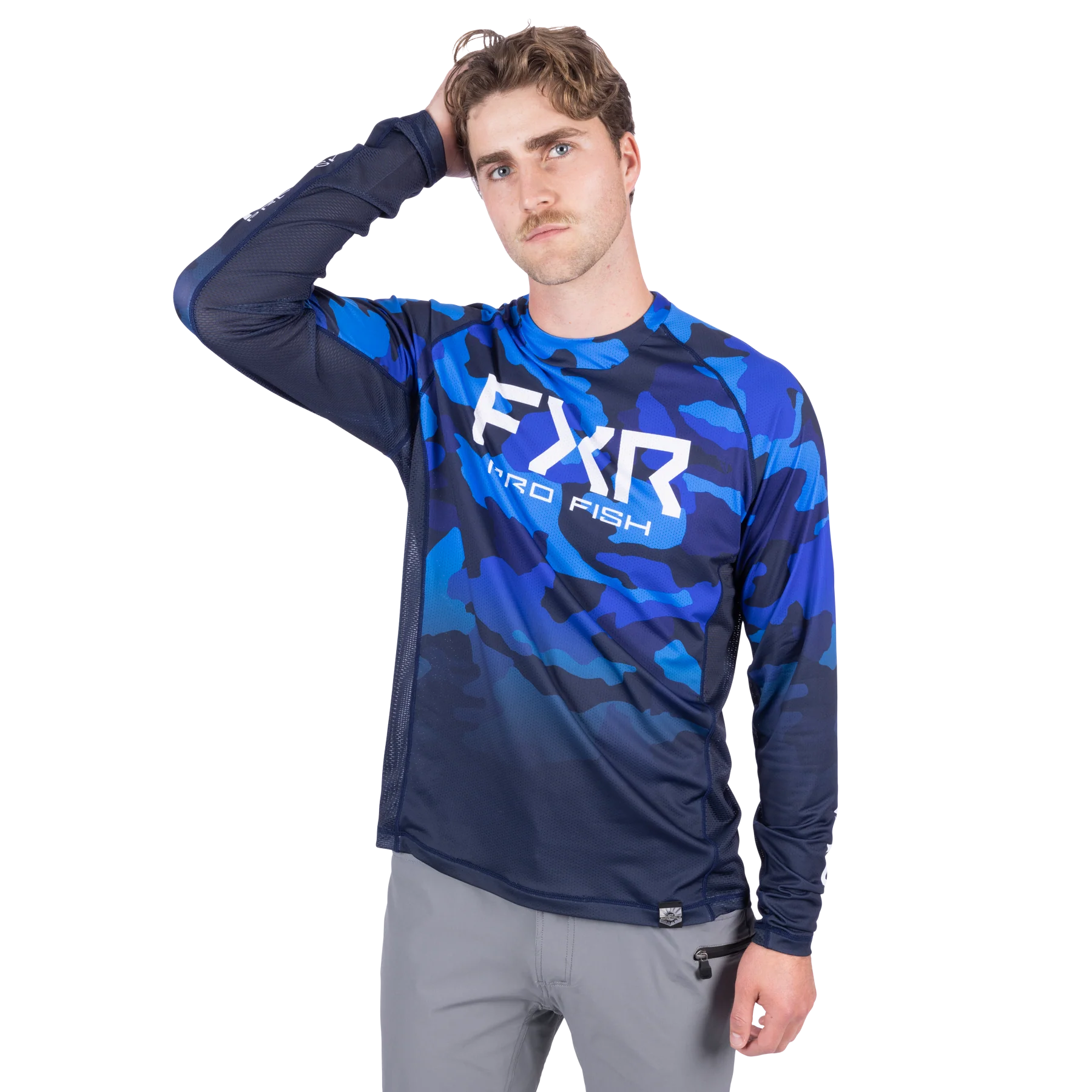 FXR Derby Camo Air UPF Longsleeve Shirt - Image 9