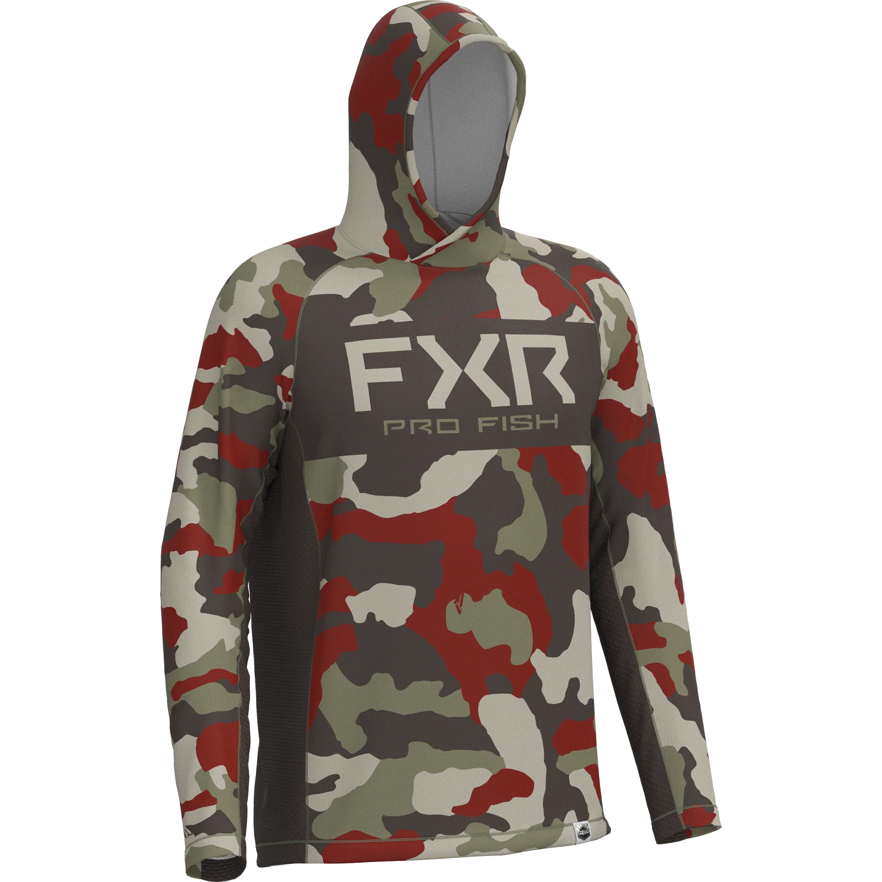 FXR Derby Camo Air UPF Pullover Hoodie - Image 10