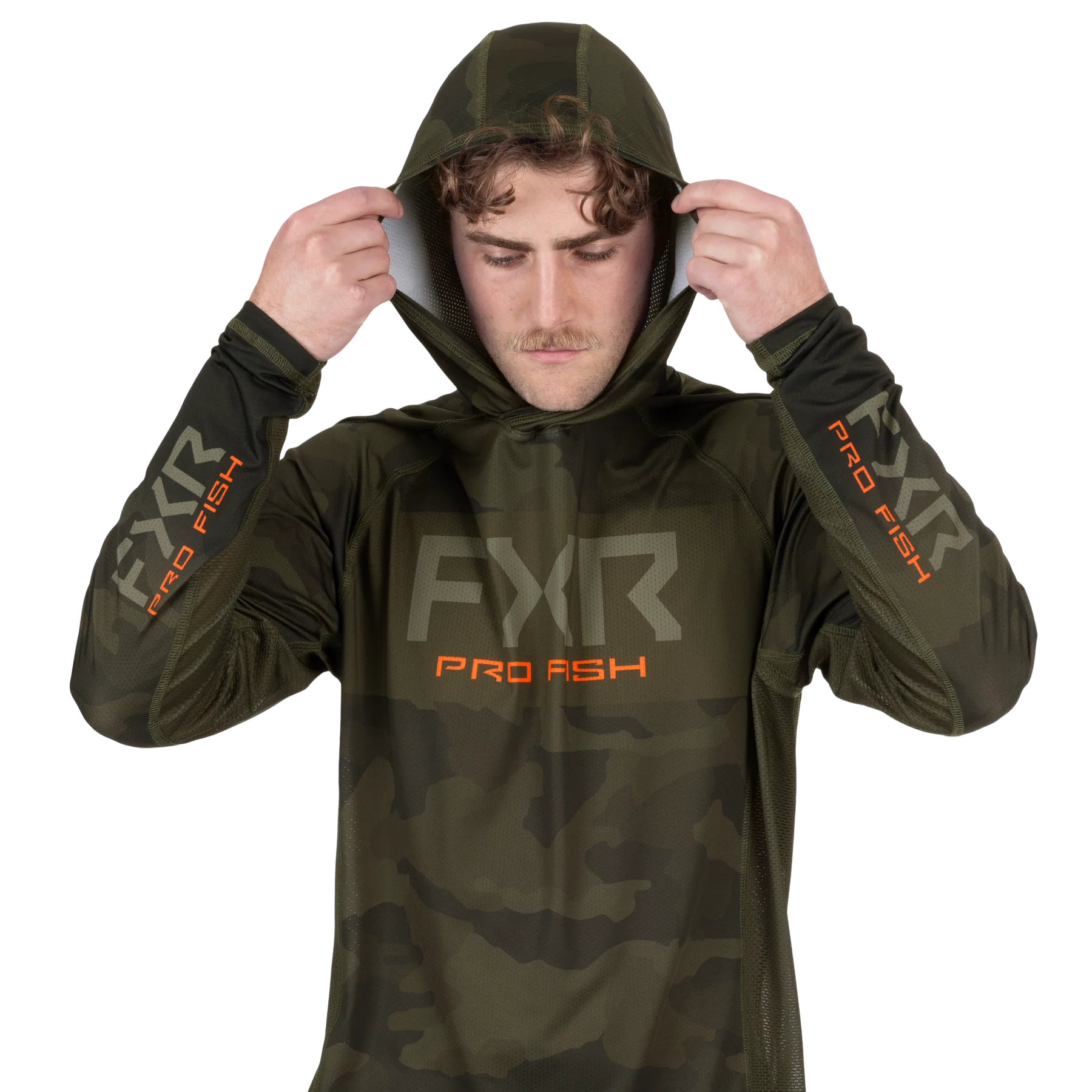 FXR Derby Camo Air UPF Pullover Hoodie - Image 5