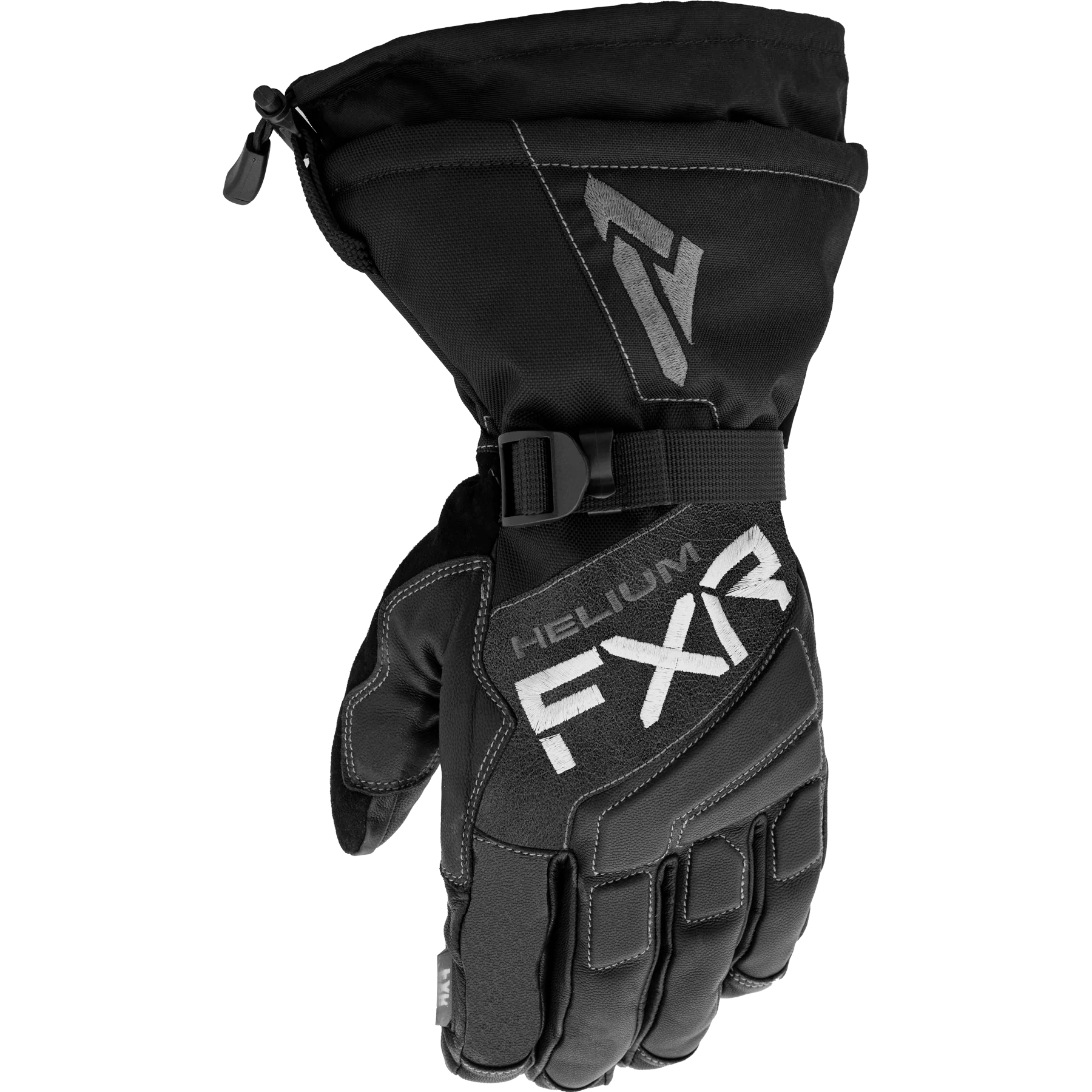 FXR Hybrid Helium Leather Gauntlet Gloves