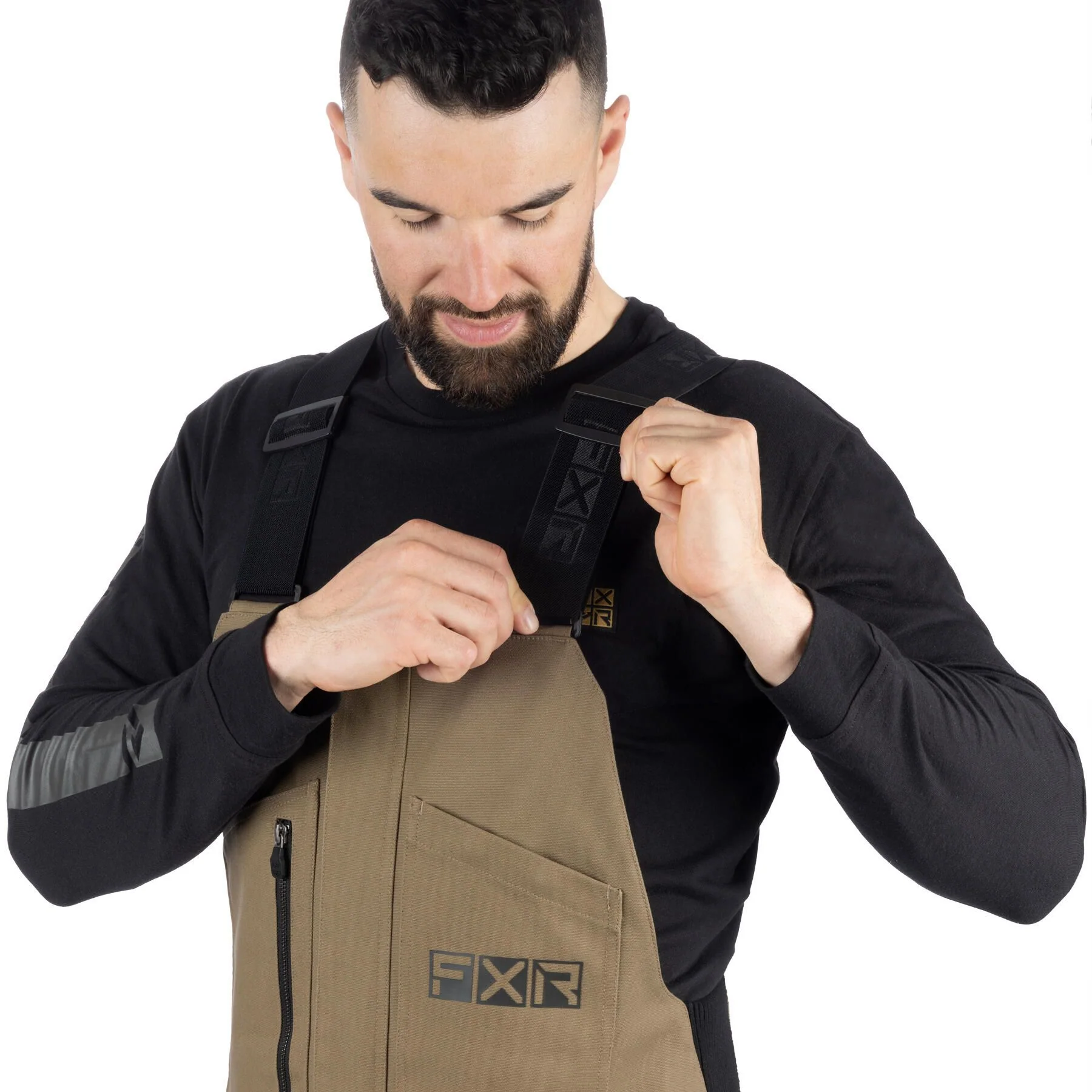 FXR Task Insulated Canvas Bib Overall - Image 4