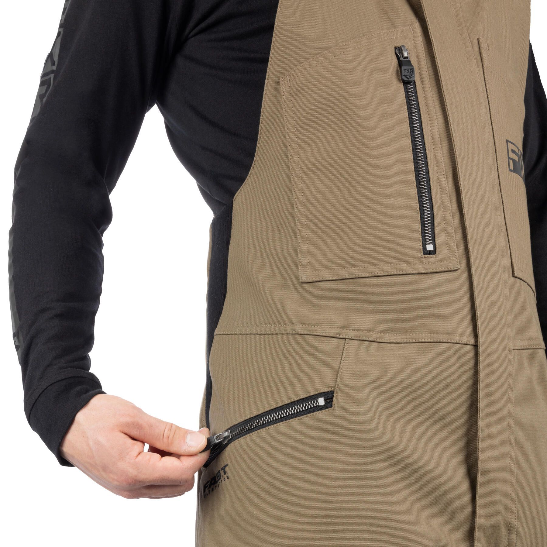 FXR Task Insulated Canvas Bib Overall - Image 5