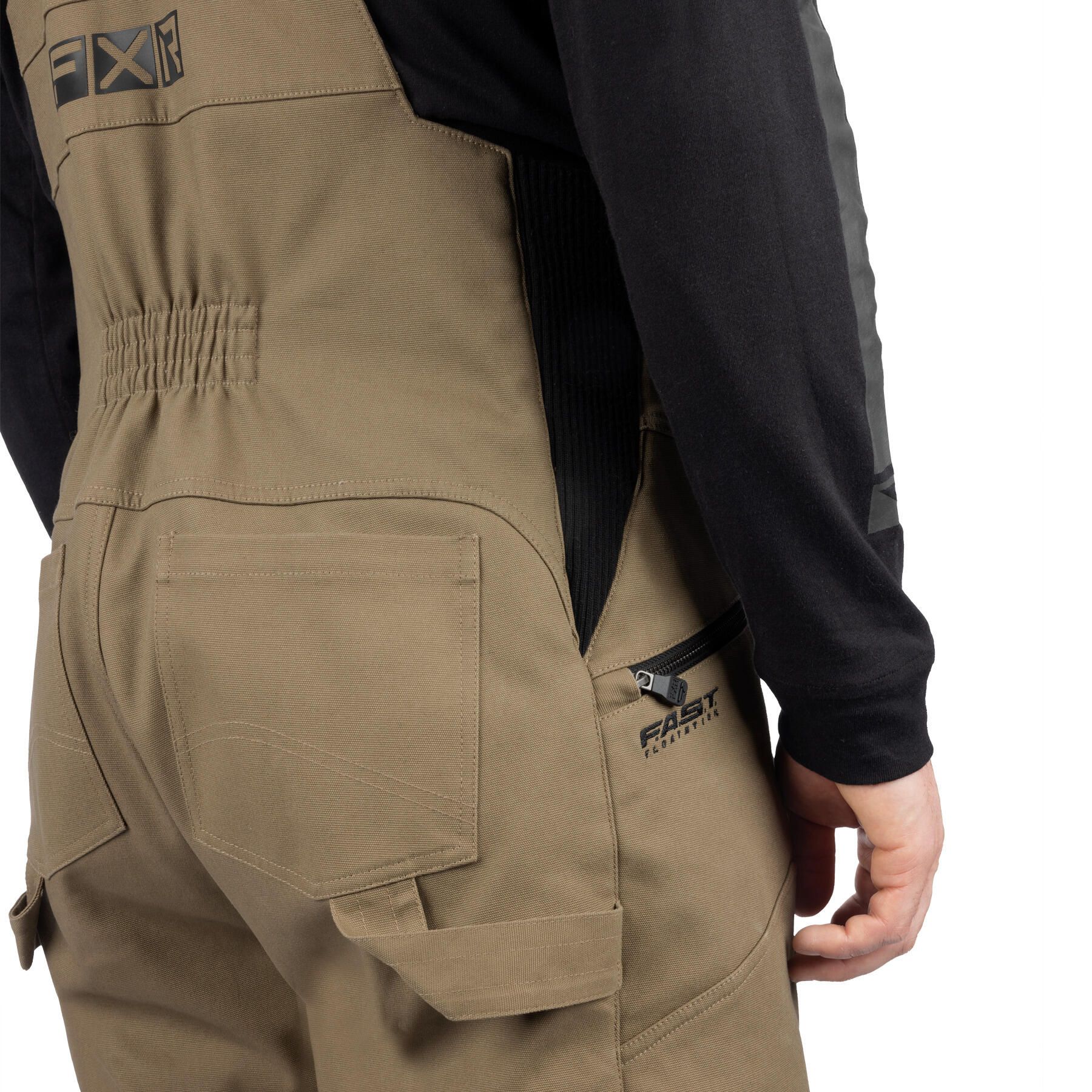 FXR Task Insulated Canvas Bib Overall - Image 6
