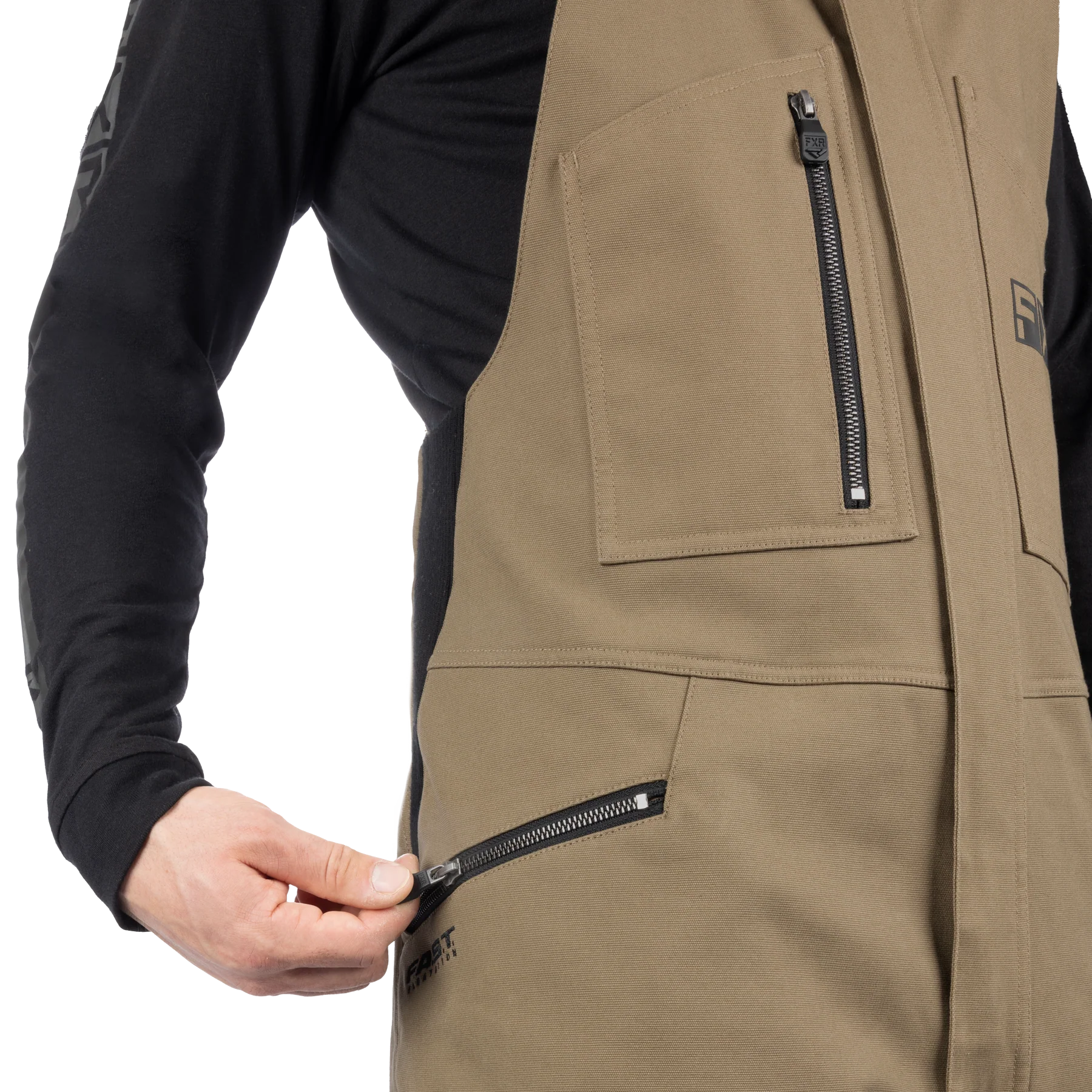 FXR Unisex Task Insulated Canvas Bib Overall - Image 8