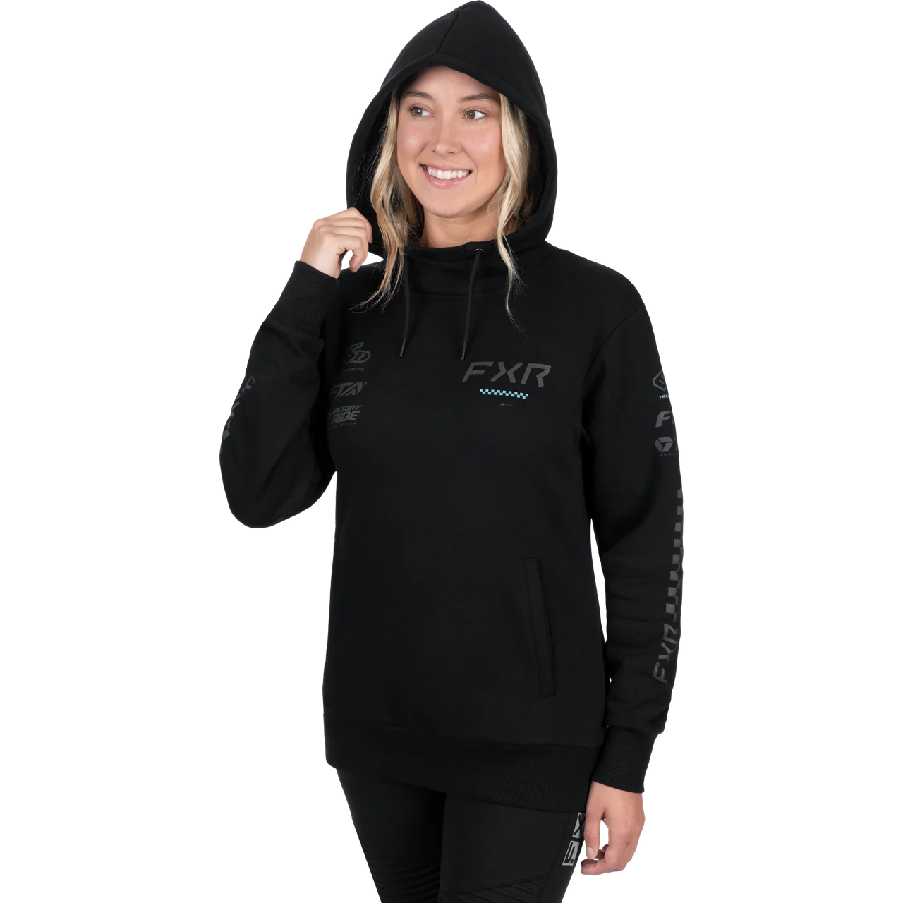 FXR Women's Stack Cotton Pullover Hoodie - Image 3