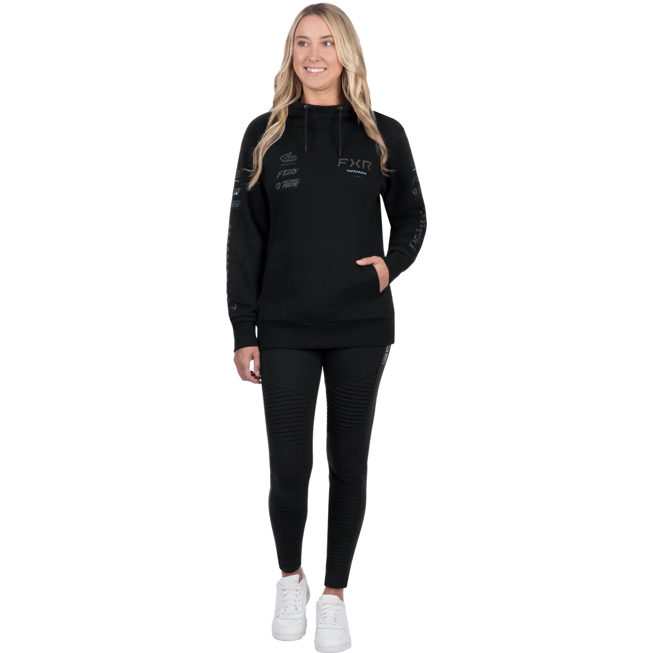FXR Women's Stack Cotton Pullover Hoodie - Image 4