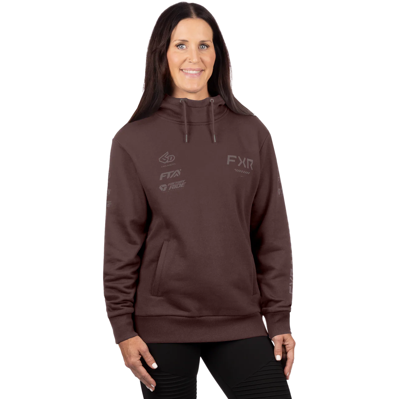 FXR Women's Stack Cotton Pullover Hoodie - Image 6