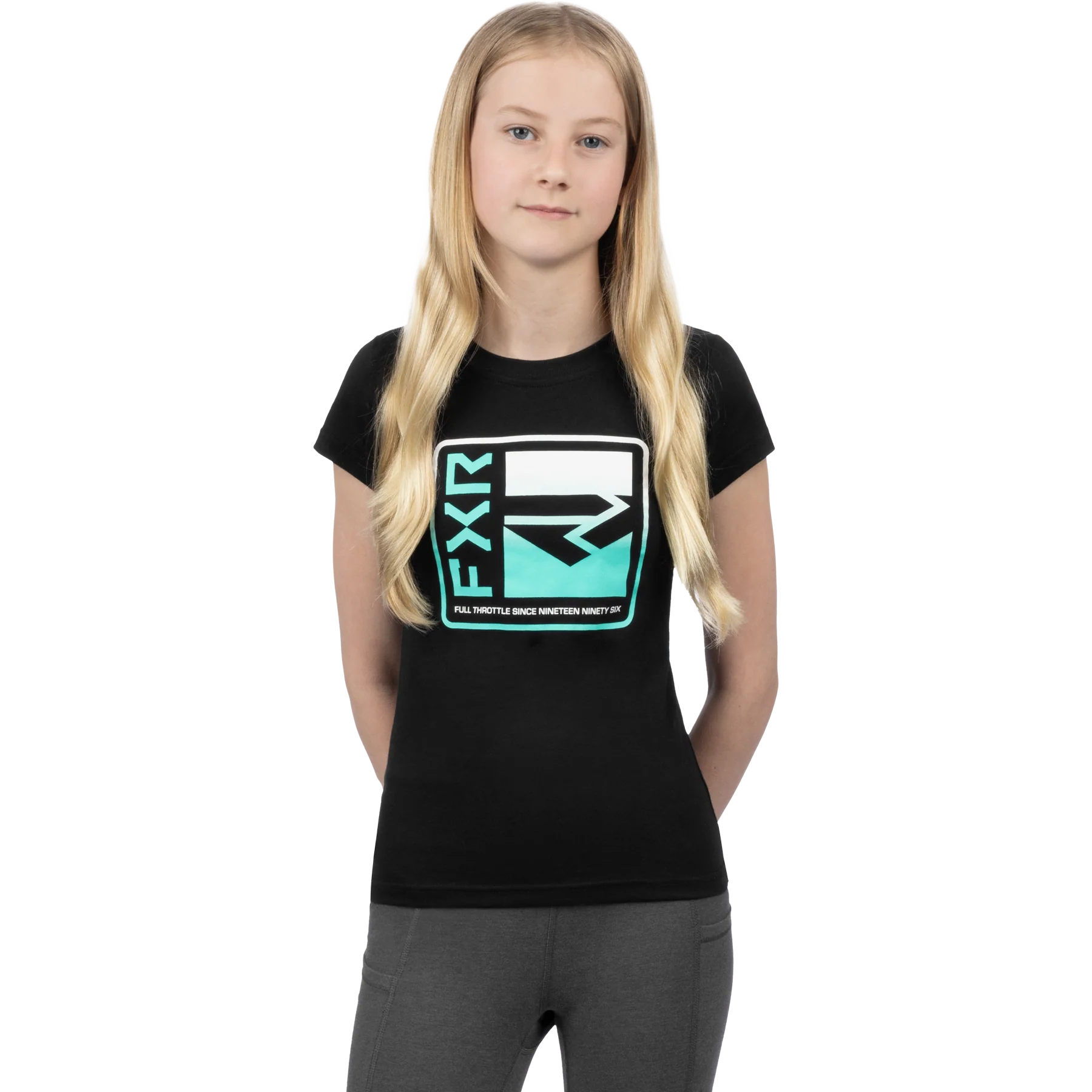 FXR Youth Broadcast Girls Premium T-Shirt - 2024