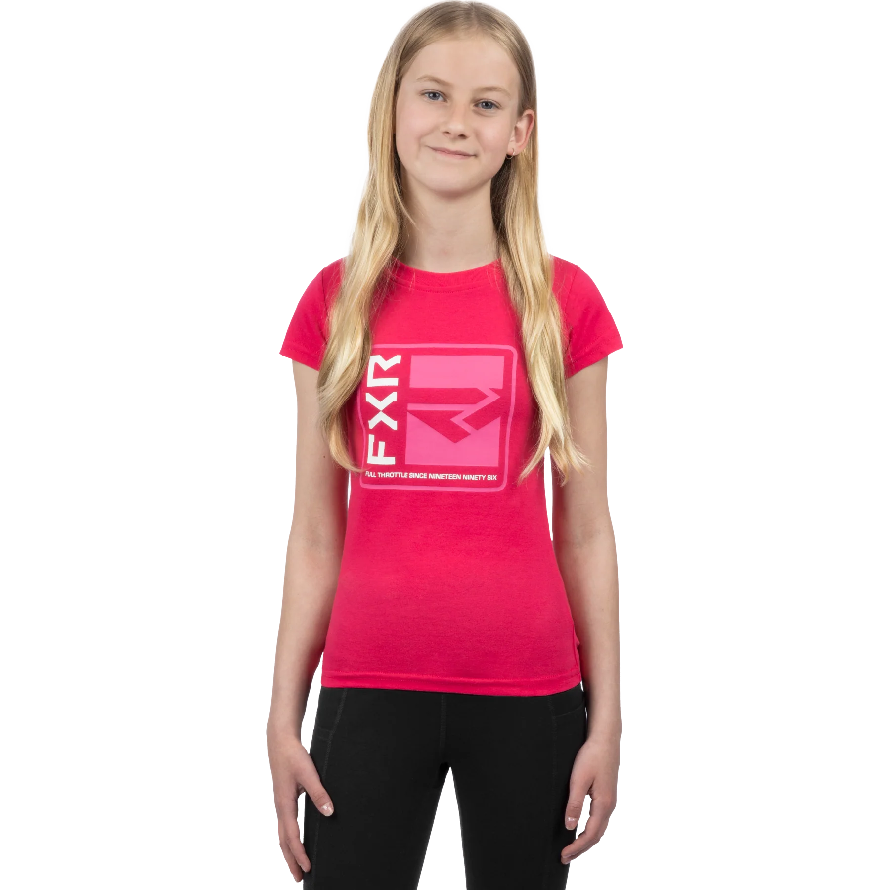 FXR Youth Broadcast Girls Premium T-Shirt - 2024 - Image 3