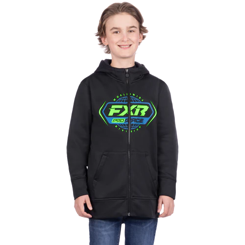 FXR Youth Race Division Tech Zip Hoodie