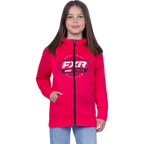 FXR Youth Race Division Tech Zip Hoodie - Image 2