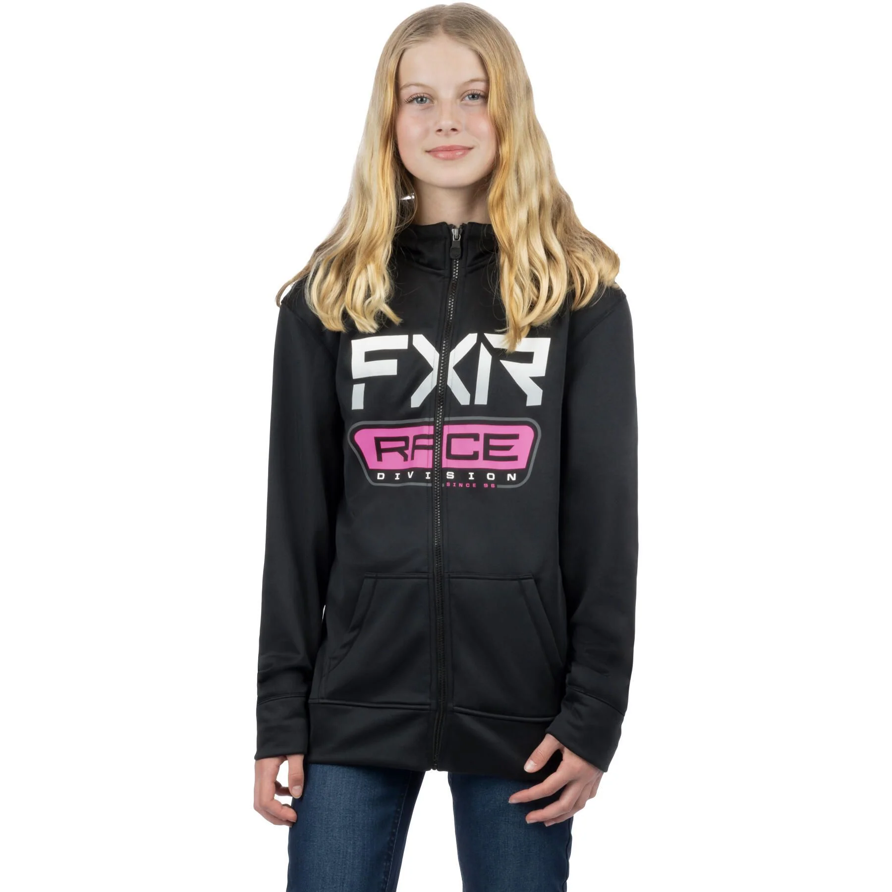 FXR Youth Race Division Tech Zip Hoodie - Image 7