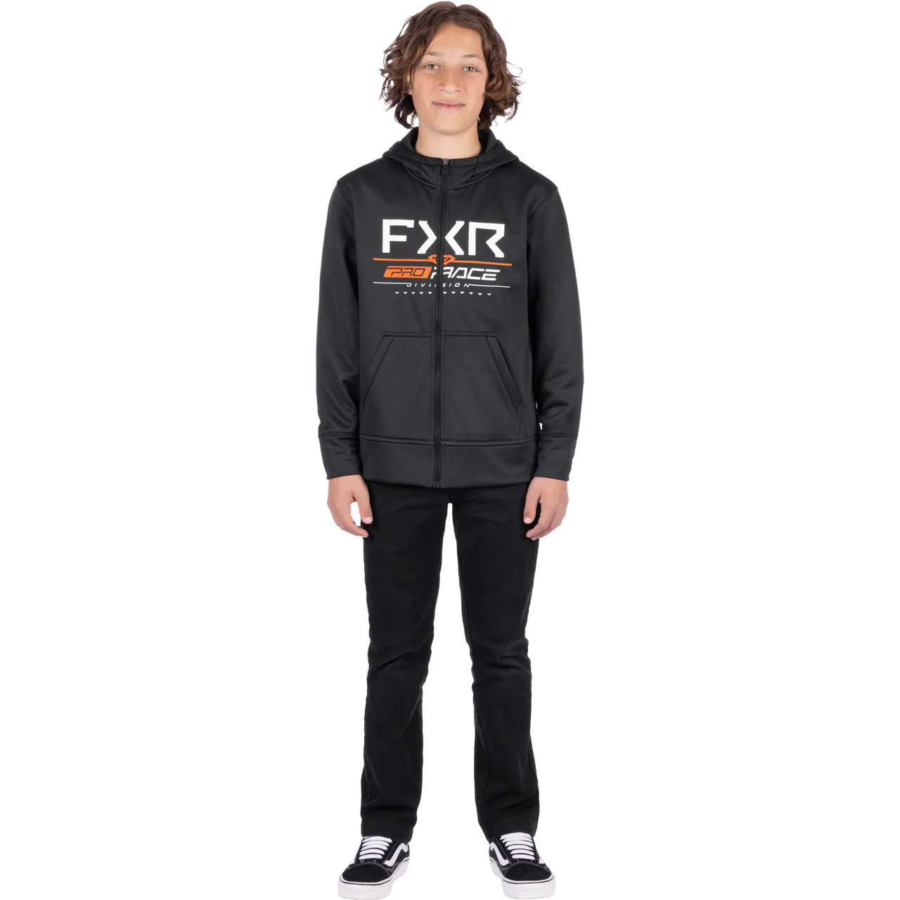 FXR Youth Race Division Tech Zip Up Hoodie - Image 3