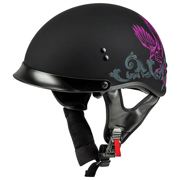 Gmax HH-65 Corvus Full Dressed Half Helmet
