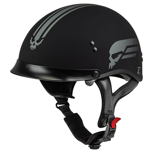 Gmax HH-65 Retribution Full Dressed Half Helmet - Image 2