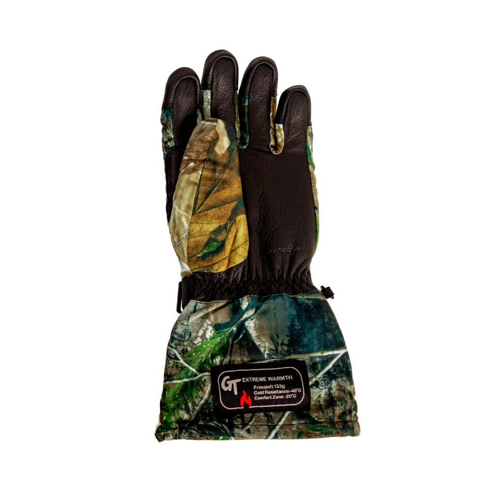 Green Trail Deer Skin Gloves - Image 5