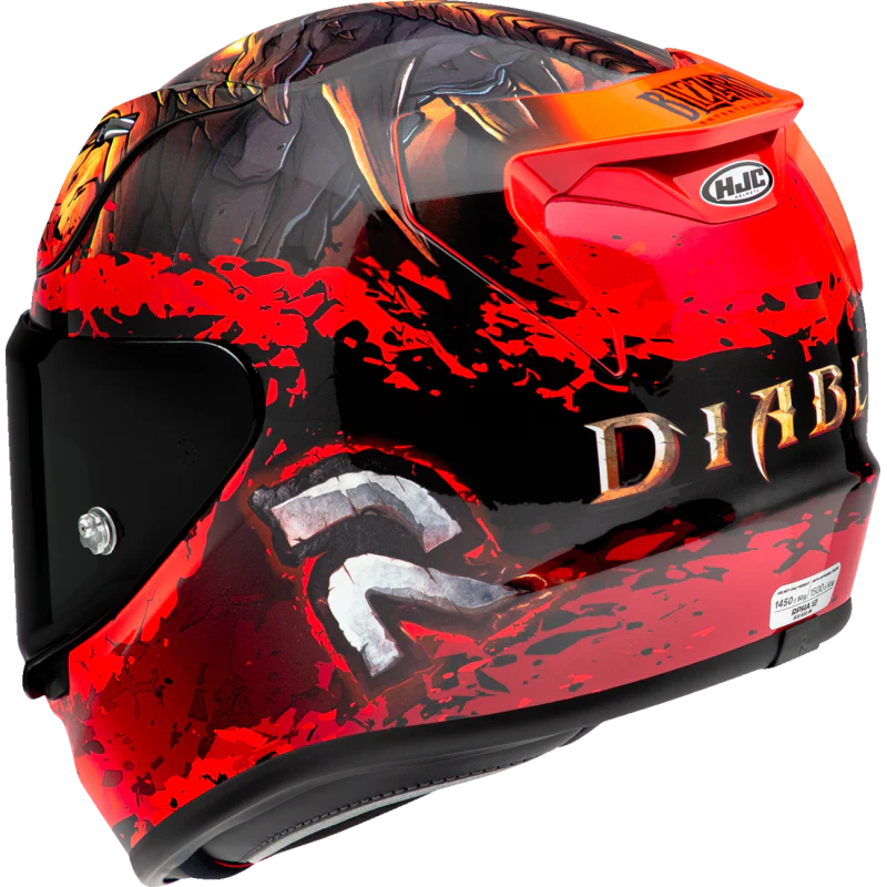 HJC RPHA 12 Diablo Helmet - Image 4
