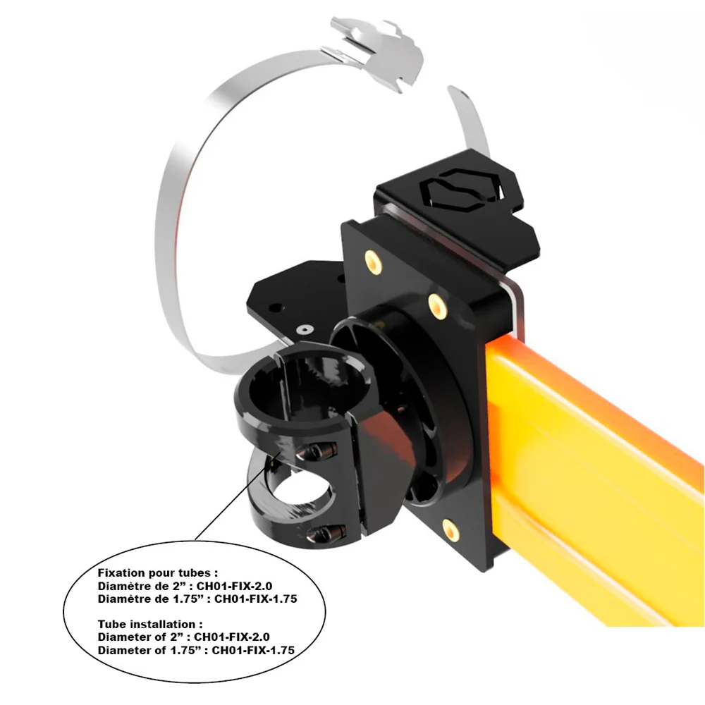 Itek Industries Chainsaw Holder For Tubing | Polaris Ranger - Image 2