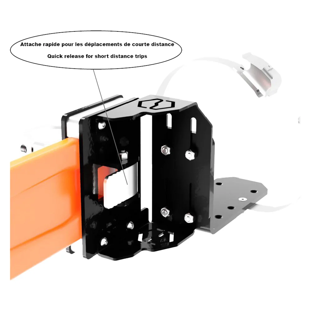 Itek Industries Chainsaw Holder For Tubing | Polaris Ranger - Image 4