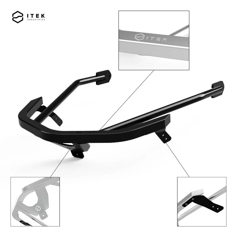 Itek Industries Powdercoat Front Bumper | Polaris Axys - Image 2