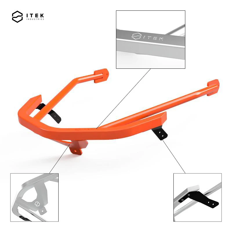Itek Industries Powdercoat Front Bumper | Polaris Axys - Image 3